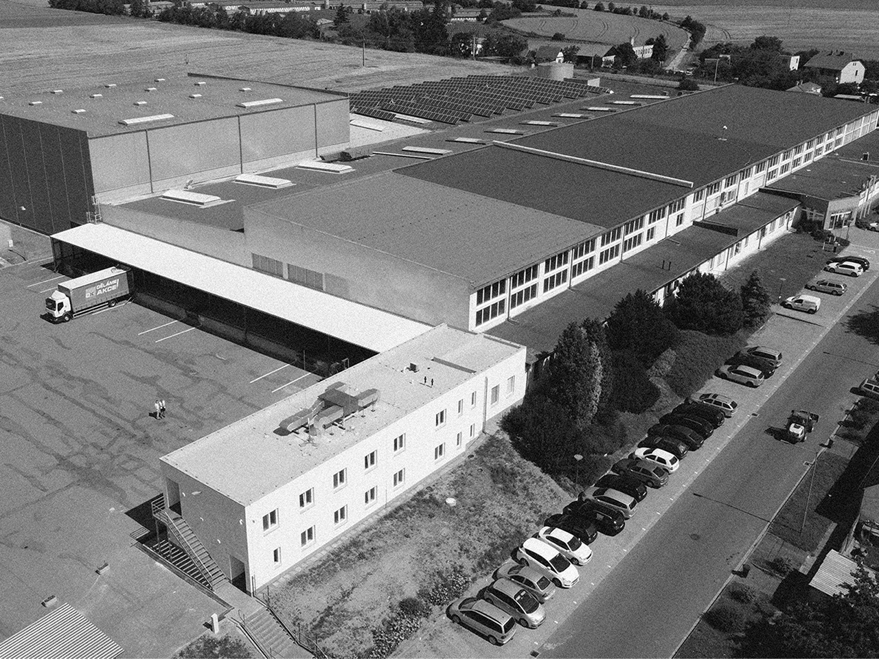Model Moravské Budějovice – Corrugated board