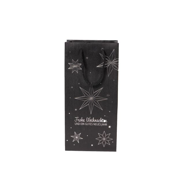 “Merry Christmas” Christmas Tote Bag in black