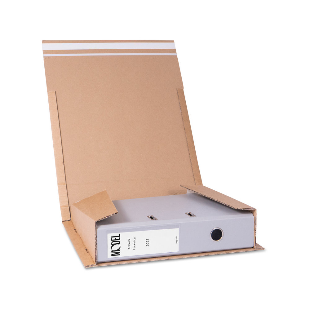 4883 - Folder-packaging-size-1-with-self-adhesive-closure-in-brown_320x290x80mm