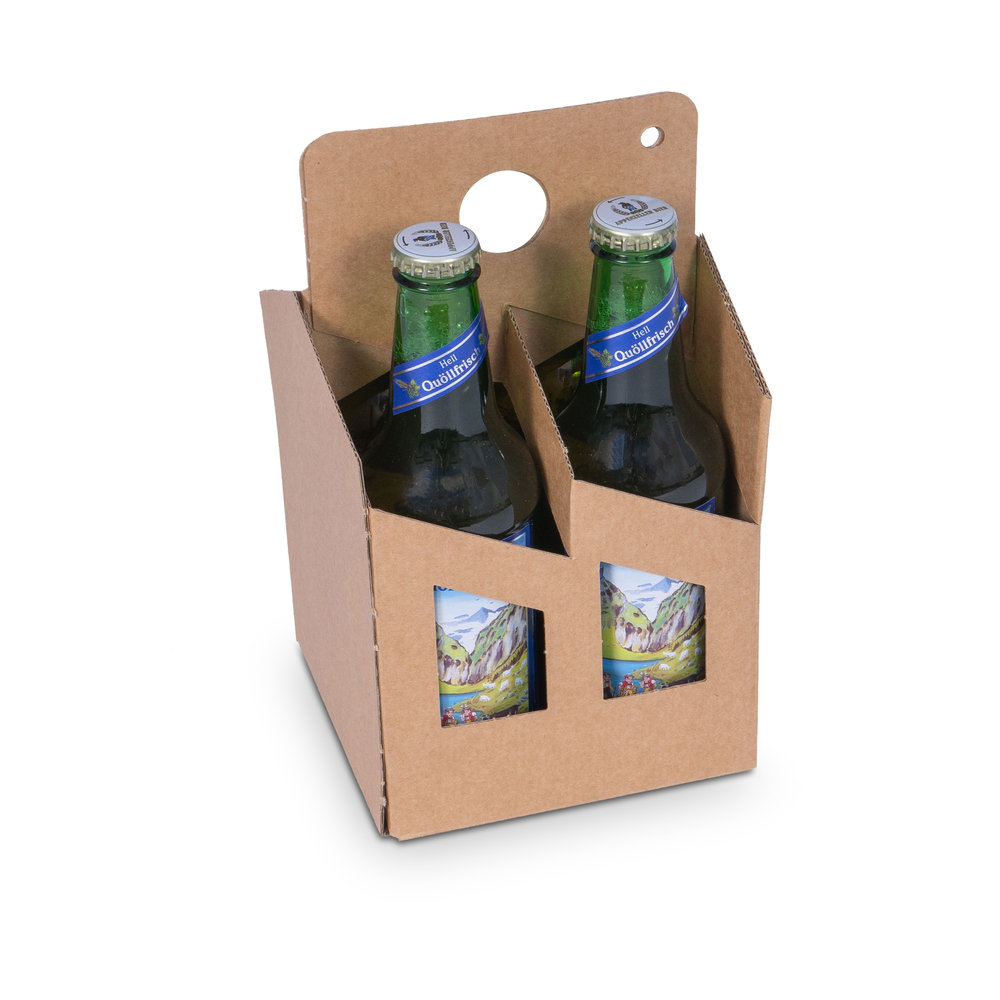 484 - Beer-carrier-with-viewing-window-carrying-handle-for-4x-0.33l-bottles-with