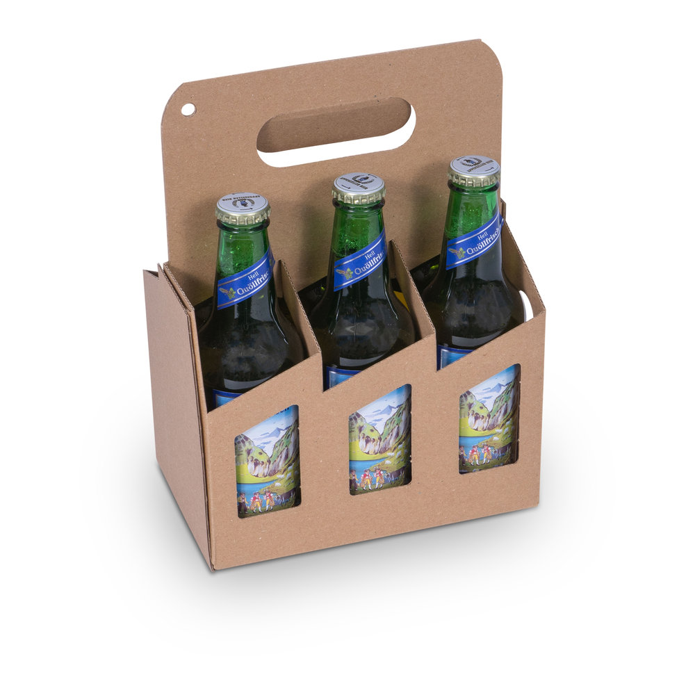 485 - Beer-carrier-with-viewing-window-carrying-handle-for-6x-0.33l-bottles-with
