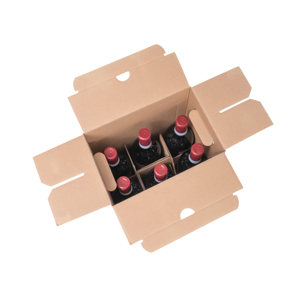 497 - Bottle-packaging-with-insert-grip-holes-for-6x-0.75l-bottles-with-bottle-h
