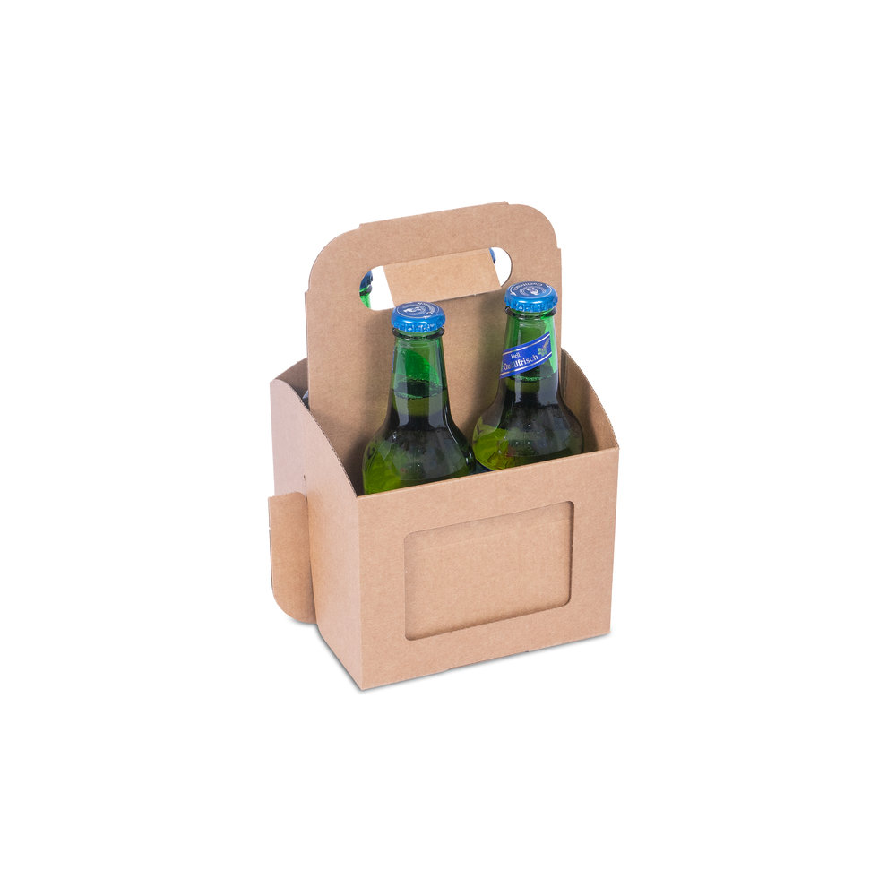 4995 - Cardboard-beer-carrier-for-4-bottles-with-window-in-brown1_150x150x238mm