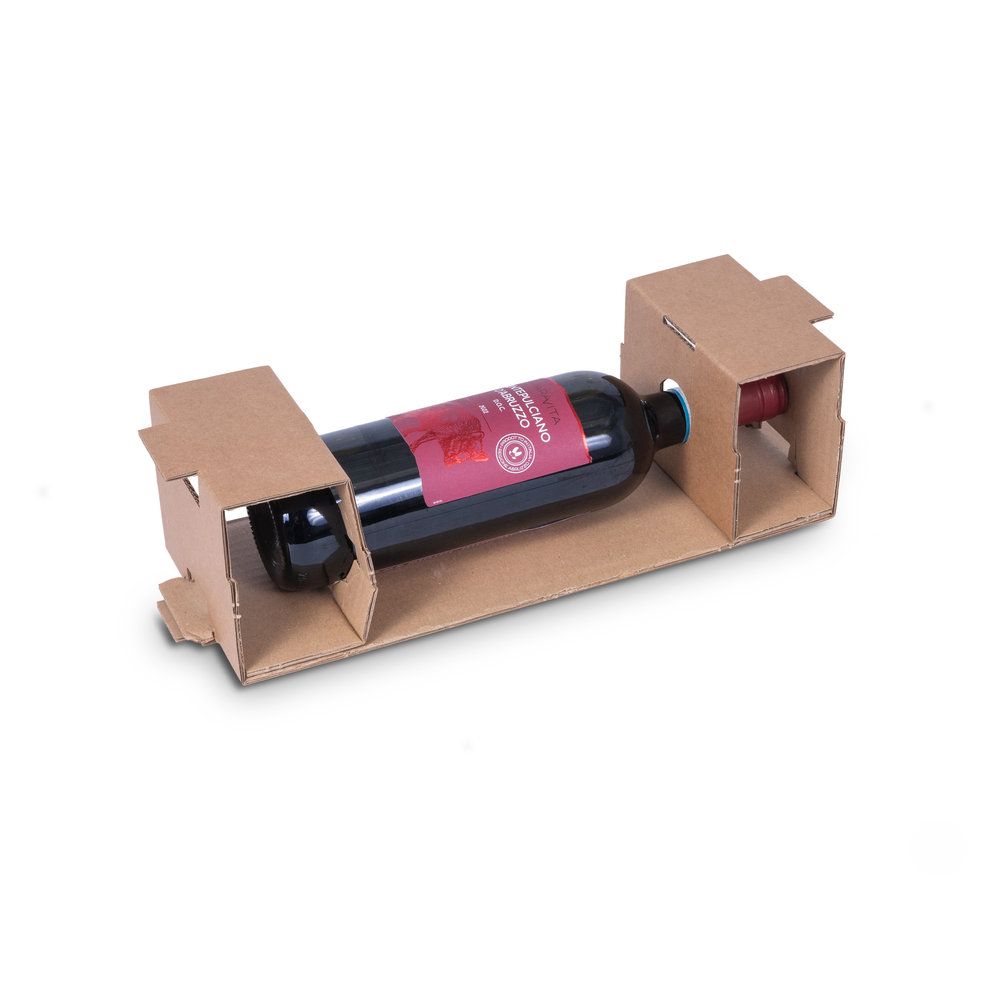 512 - Insert-for-bottle-shipping-packaging-for-1x0.75L-bottle-with-bottle-height