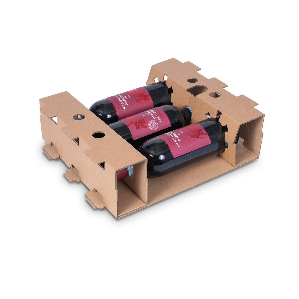 514 - Insert-bottle-shipping-package-for-3x-or-6x0.75l-bottle-with-bottle-height