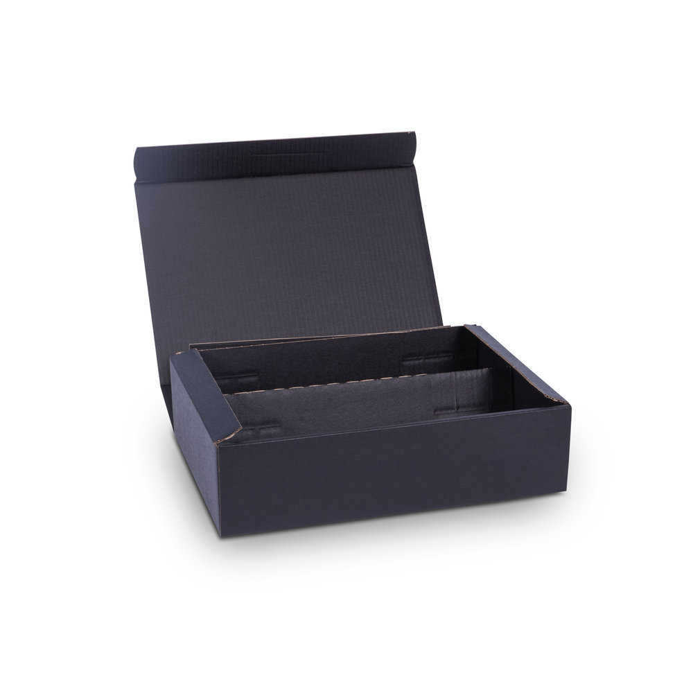 580 - Gift-box-with-open-corrugation-for-3x-0.75l-bottle-with-bottle-height-380m