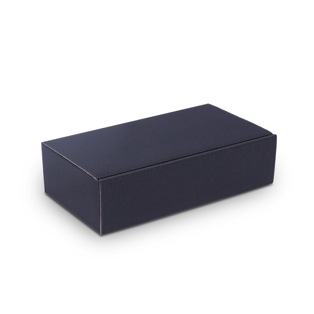 594 - Gift-box-with-open-corrugation-for-2x-0.75l-bottle-with-bottle-height-380m