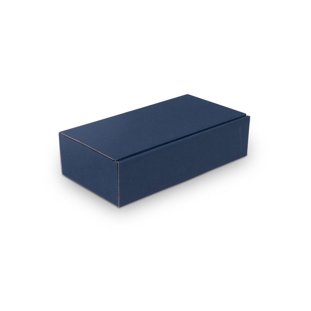 614 - Gift-box-with-open-corrugation-for-2x-0.75l-bottle-with-bottle-height-380m
