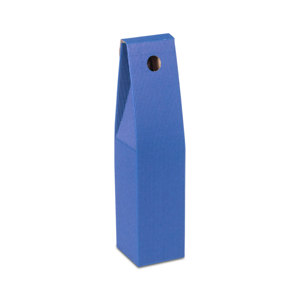 691 - Gift-box-Onda-Blu-with-open-corrugation-for-1x-0.75l-bottle-with-bottle-he