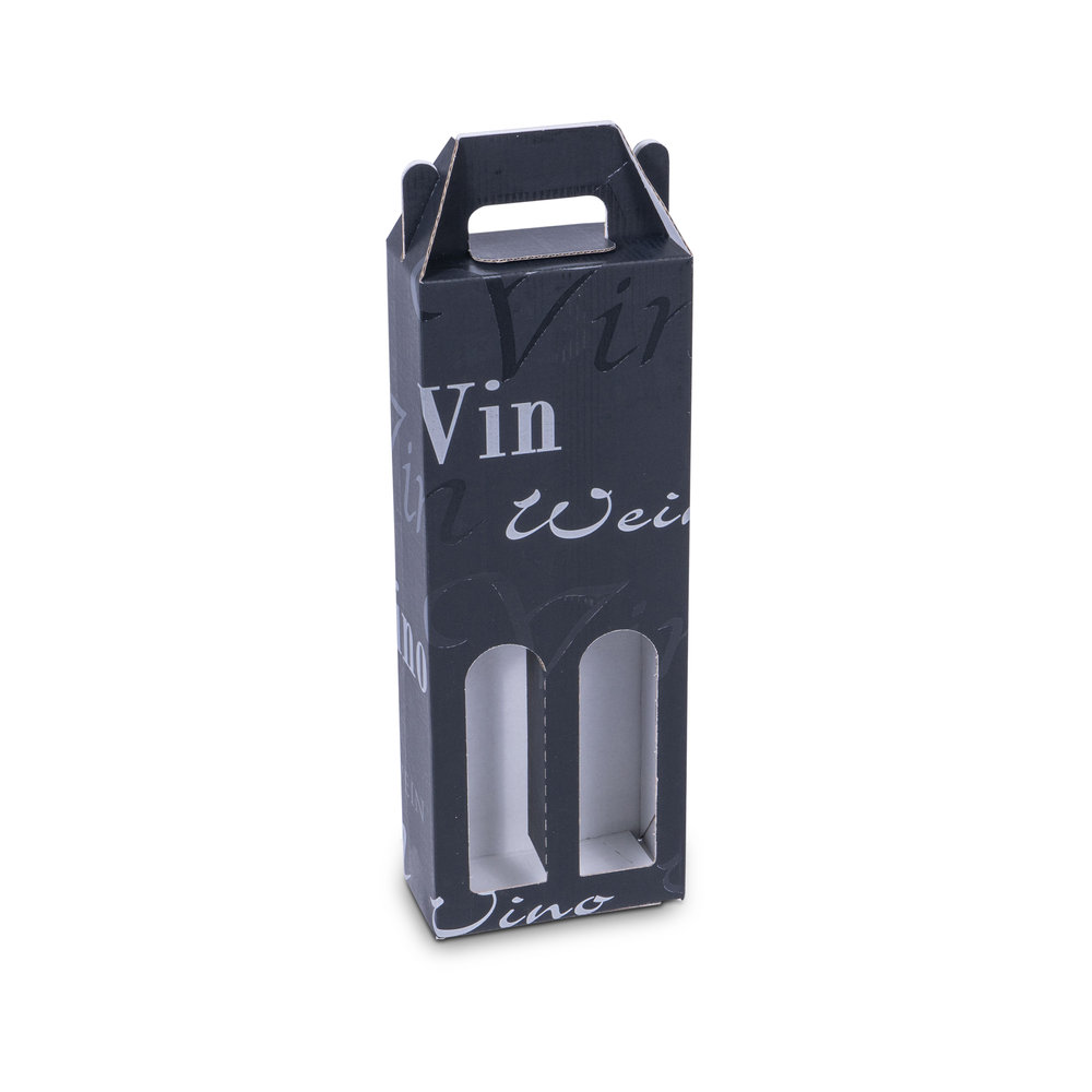 722 - Gift-box-Scripto-in-black-for-2x-0.5l-bottles-with-bottle-height-310mm-Ø62