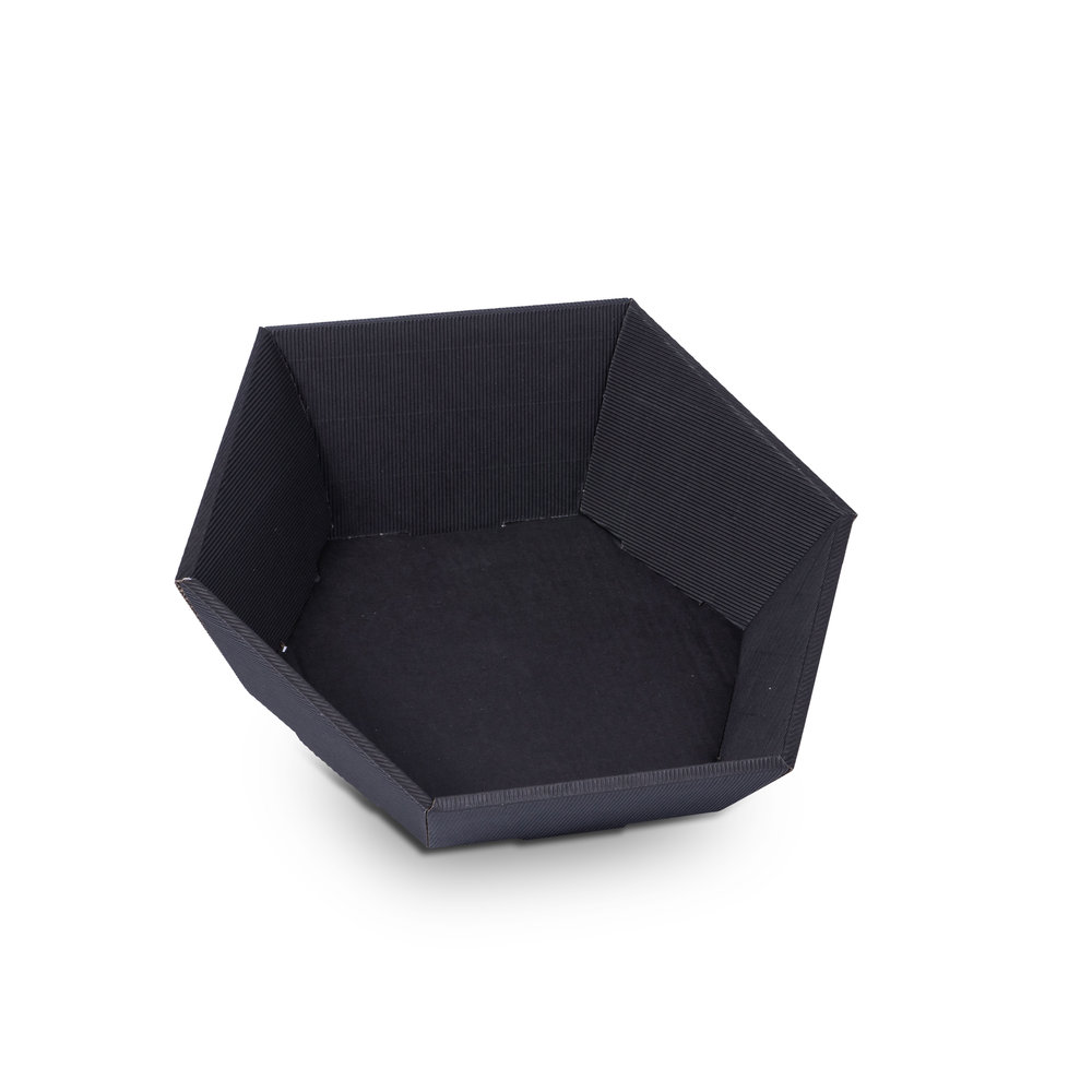 803 - Hexagonal-gift-basket-in-black-380x340x130mm.jpg