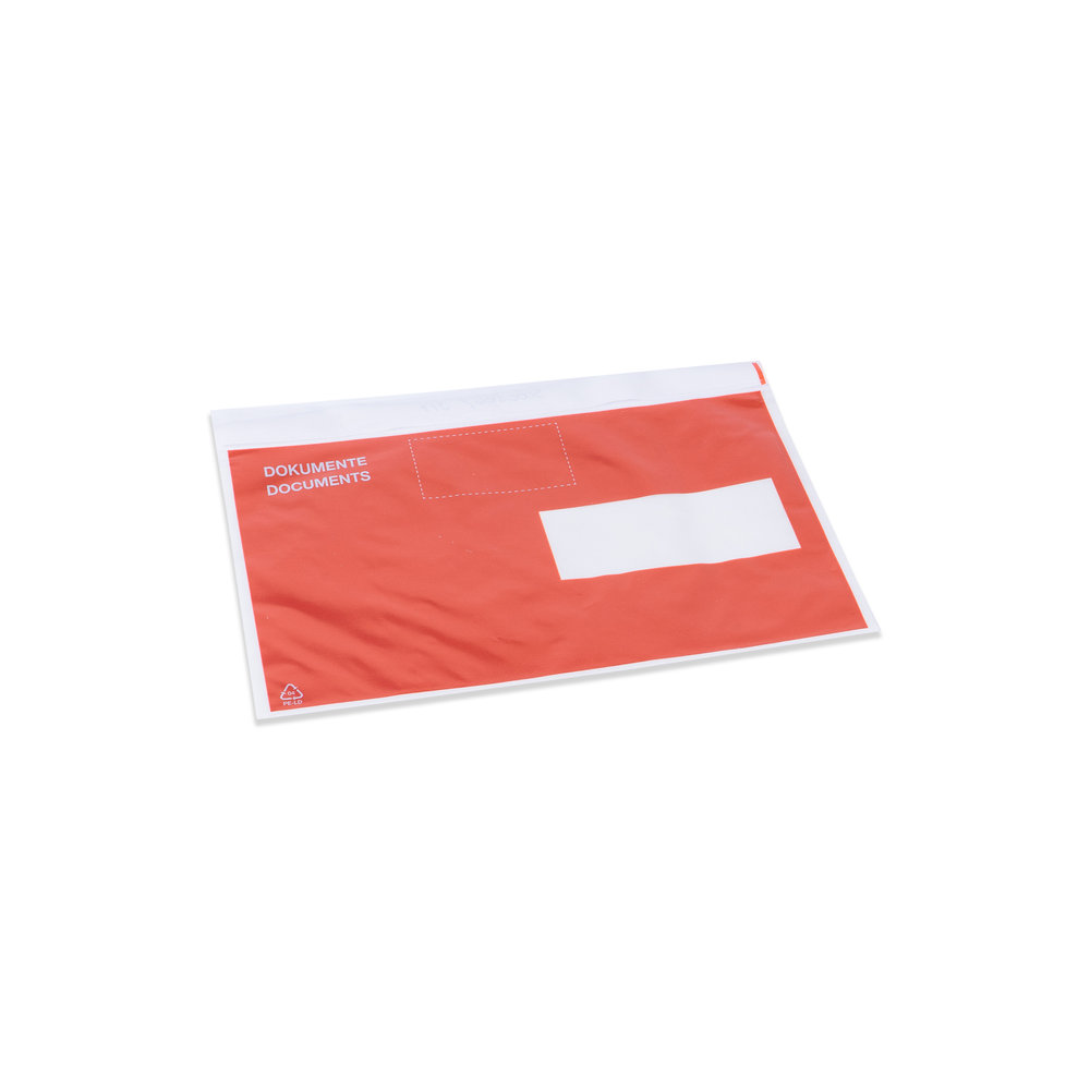 917 - Document-pouch-C5-in-red-with-delivery-noteinvoice-imprint-window-on-the-r