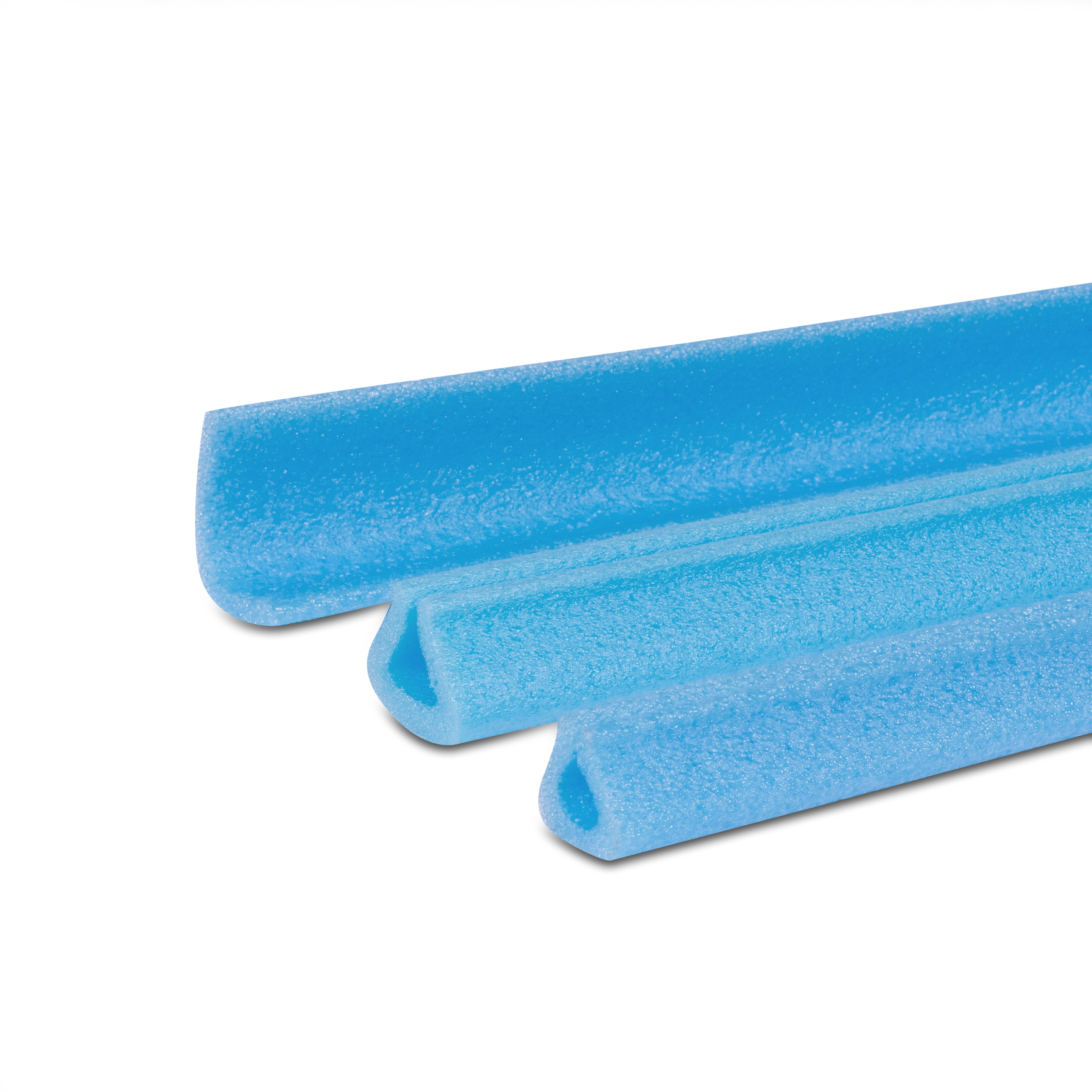 Kantenschutz mit U-Profil aus PE-Schaum in Blau 2000x15x15mm