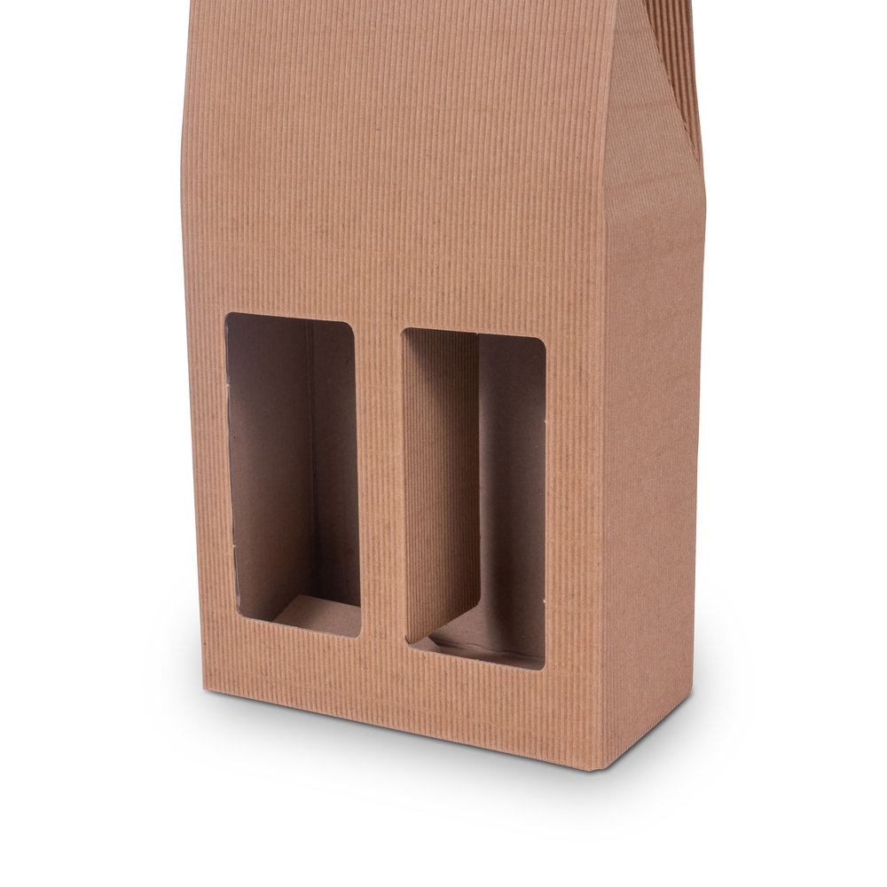 Detail - Gift-box-Onda-Avana-with-open-corrugation-for-1x-0.75l-bottle-with-bott