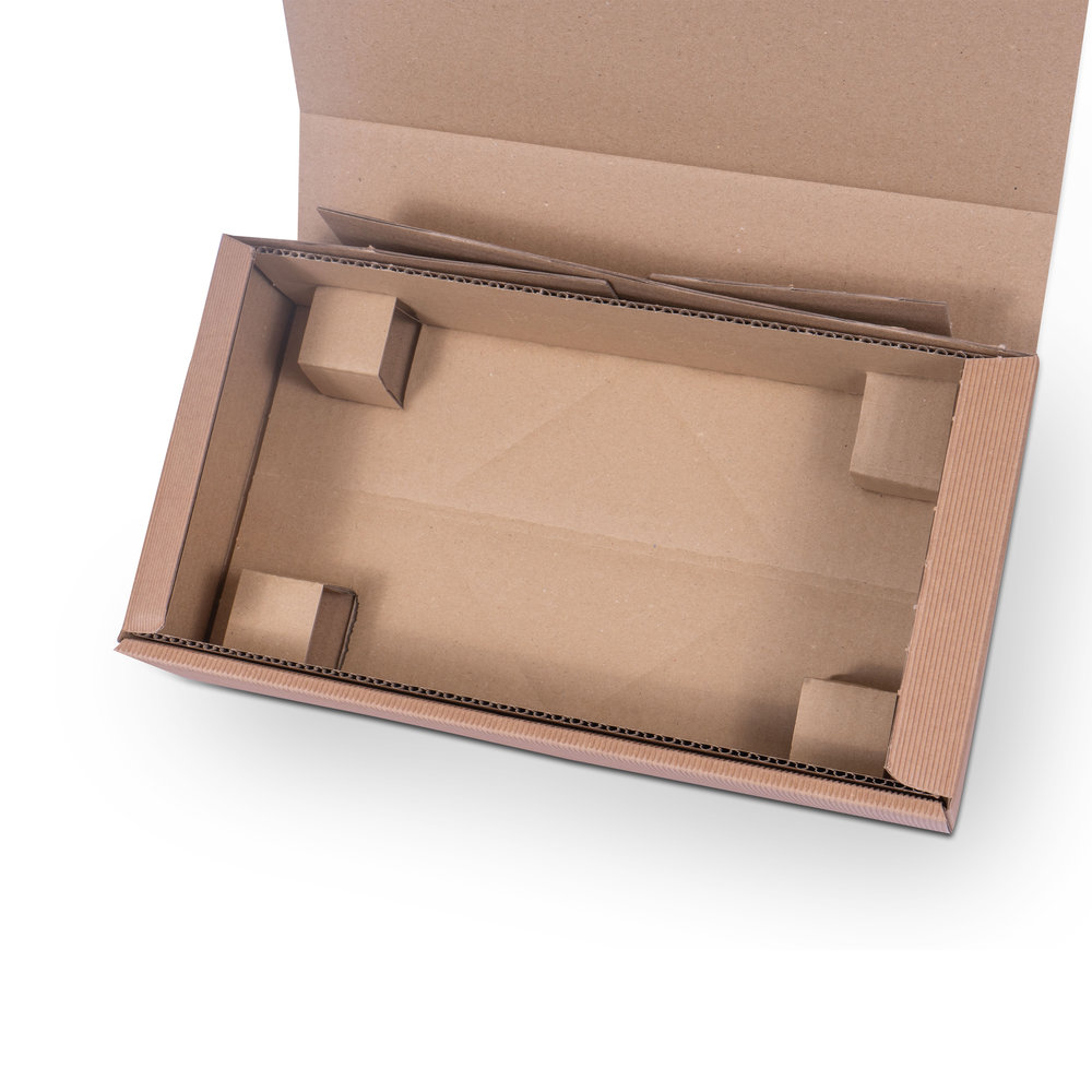 Detail - Gift-box-with-open-corrugation-for-2x-0.75l-bottle-with-bottle-height-3