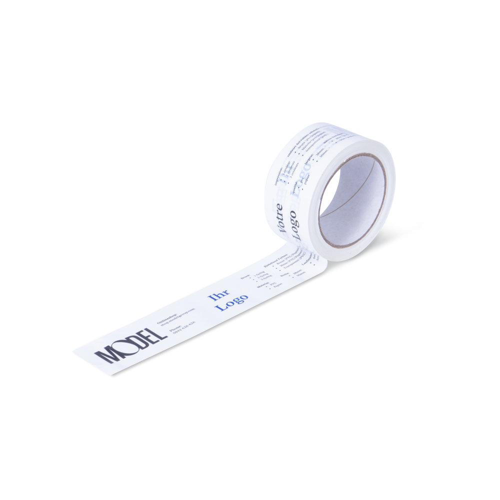 100383 - Custom-PVC-adhesive-tape-in-white-with-66-running-meters-a-width-of-50m