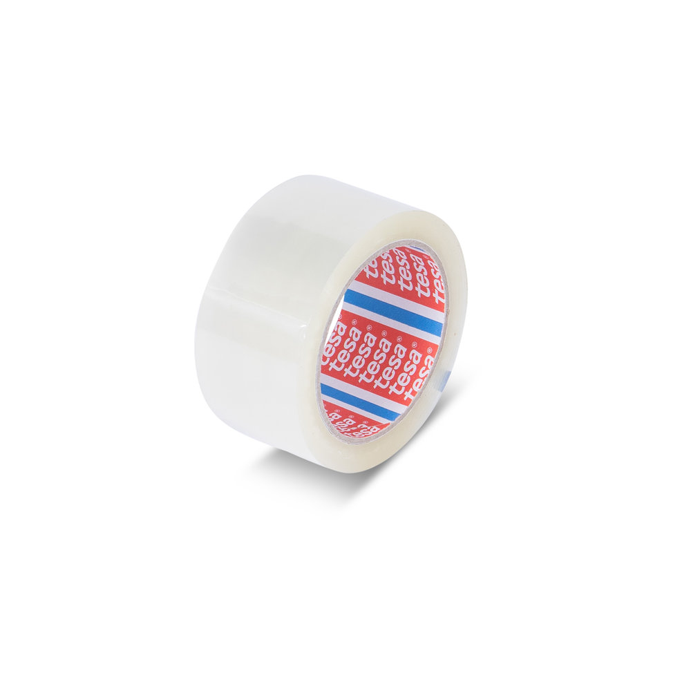 1144 - Tesa-PP-adhesive-tape-low-noise-transparent-with-66-running-meters-a-widt