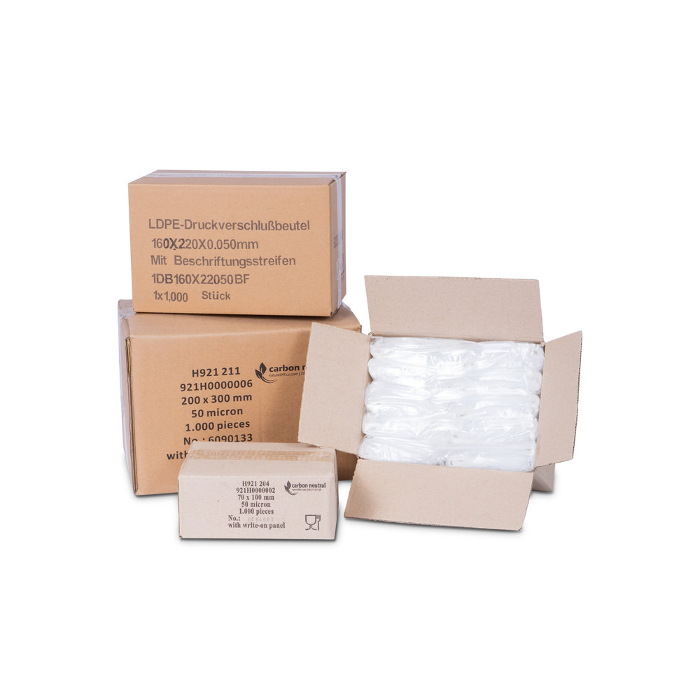Modell-Pressure-seal-bags-with-labeling-field-transparent,-50my,-1000-pcs.-per-p