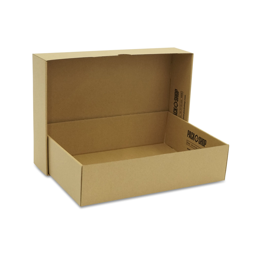 177 - Form box from microwall brown 320x230x80 brown