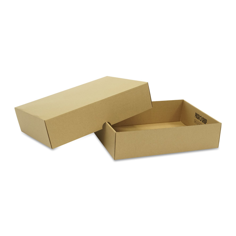 177 - Form box from microwall brown 320x230x80 brown