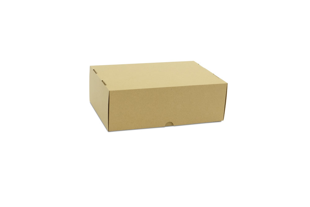 180 - Form box from microwall brown 302x215x107 brown
