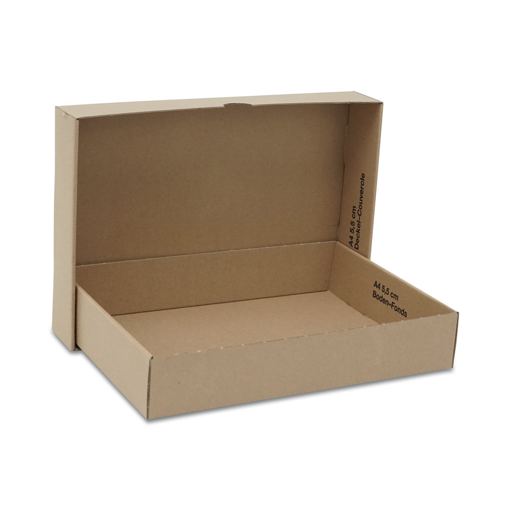 184 - Form box from microwall brown 302x215x55 brown