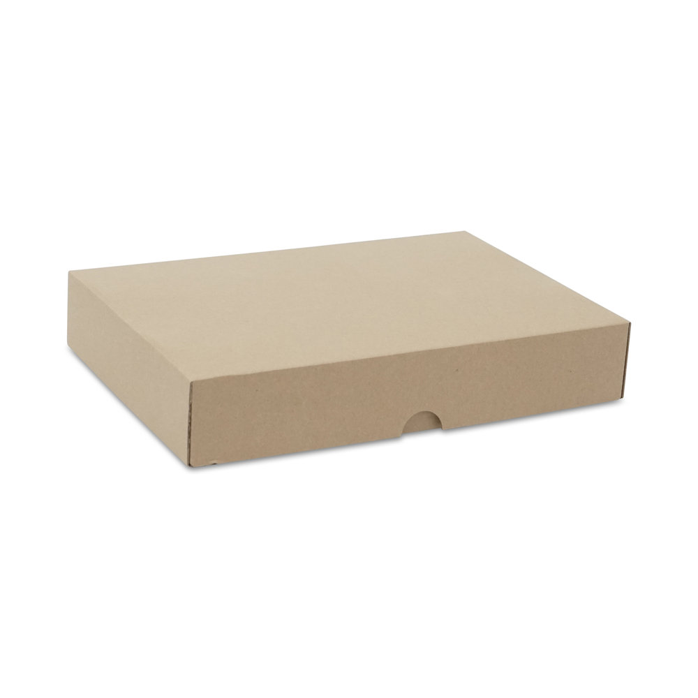 184 - Form box from microwall brown 302x215x55 brown