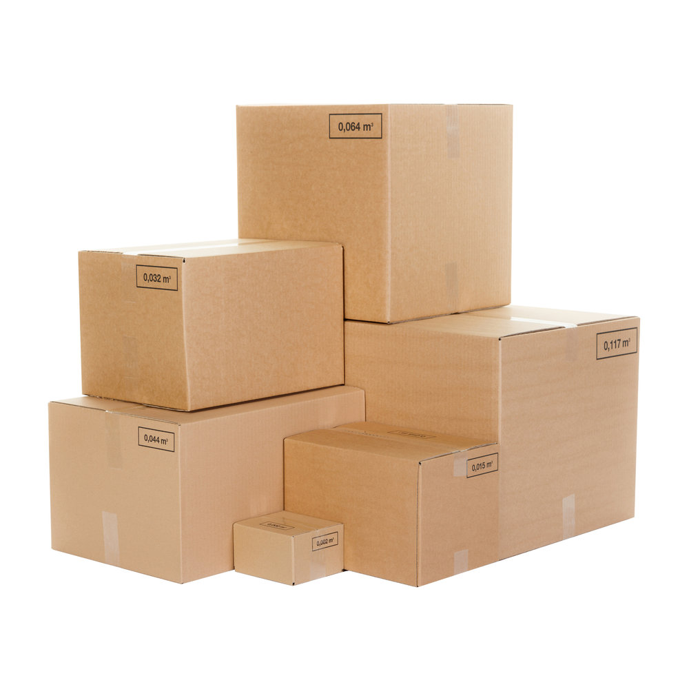 Folding box 1-wall brown xl