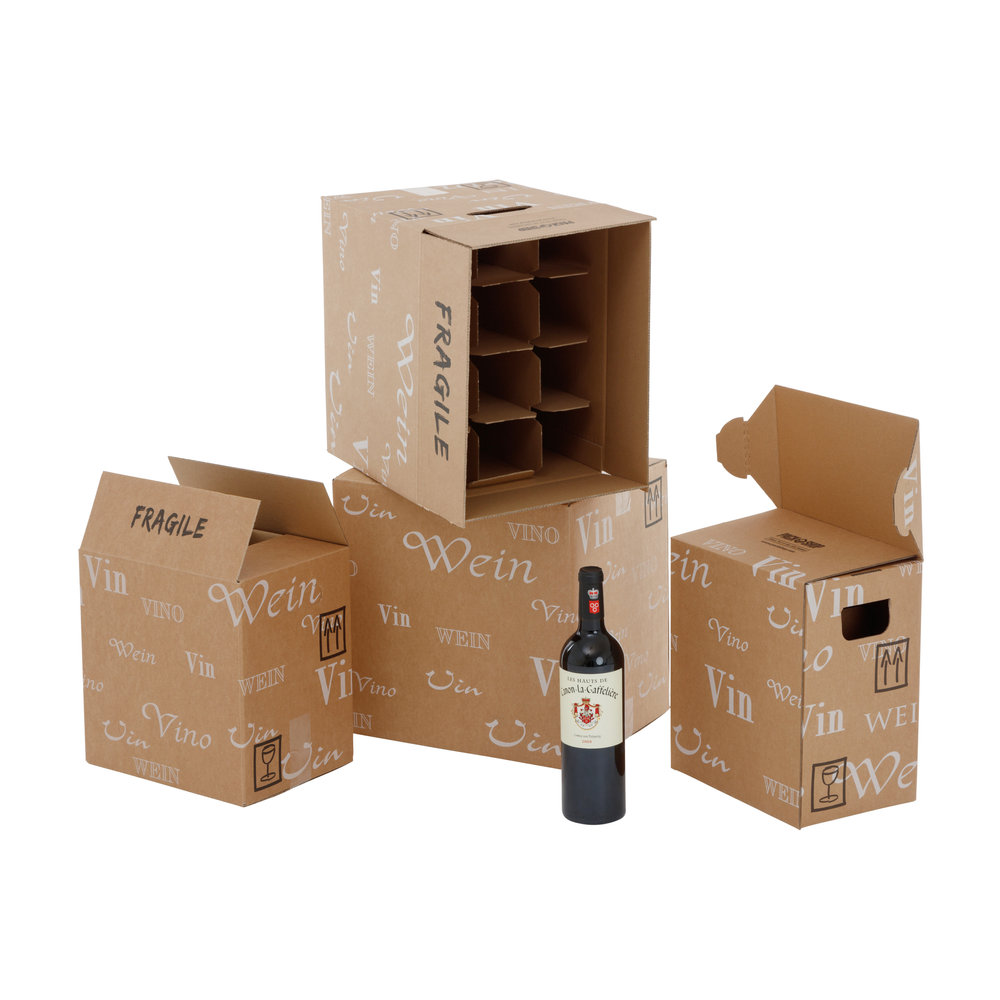 Folding box «Trans-Scripto» for bottle